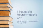 III A Informatica - IIS "Pentasuglia" MT - 18-11-2014 - Linguaggi di programmazione