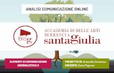 Analisi e Progettazione Comunicazione Online Blog Accademia di Belle Arti di Brescia SantaGiulia