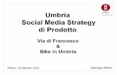 Bit, milano 18 febbraio 2011, social media strategy di prodotto regione umbria