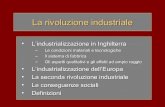 2.2 la rivoluzione industriale (2)