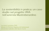 La sostenibilità in pratica: un caso studio sul progetto VIVA nell’azienda Mastroberardino