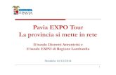 Pavia EXPO Tour - update ottobre '14