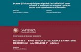 Master Disd 2011-12 - Applicazione degli indici di potere al caso del Parlamento italiano