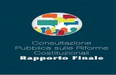 Report finale PARTECIPA! sulla consultazione per le riforme costituzionali