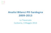 Analisi bilanci PD Sardegna 2009 - 2103 #TraversataSAR