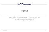 Mpda - Modello per la previsione della domanda e approvvigionamenti