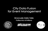 City Data Fusion for Event Management (in Italiano)