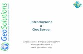 Introduzione a GeoServer ed ai servizi OGC