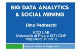 Dino pedreschi keynote ieee cist 2014 BIG DATA ANALYTICS & SOCIAL MINING