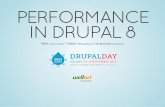 DDAY2014 - Performance in Drupal 8