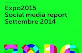 Settembre 2014 - Expo2015 social media