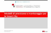 R. De Santis - Modelli di previsione e monitoraggio per le Smart City