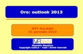 Oro outlook 2013   mtt milano
