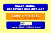 Italia economia a fine 2012   video live 190213