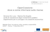 OpenCoesione: dove e come informarsi sulle risorse