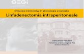 Chirurgia mininvasiva in ginecologia oncologica: Linfadenectomia intraperitoneale
