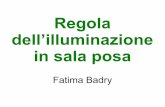 Regola dell’illuminazione in sala posa_Fatima Badry