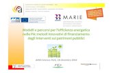 I contratti di rendimento energetico mediante finanziamento conto terzi. Progetto ELENA-Modena - Piergabriele Andreoli