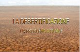 Il fenomeno della desertificazione