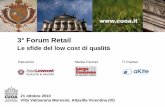 Forum Retail - Cloud Computing: Innovazione e Low-cost nei servizi IT per i Negozi