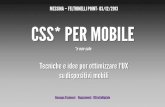 CSS per Mobile - Lo Stretto Digitale
