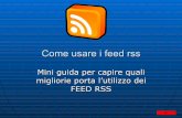 Come Usare I Feed Rss