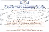 Programma Certificazione Internazionale Laughter Yoga Leader • 4 - 5 - 6 maggio 2012 ALCATRAZ (Gubbio)