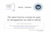 Gli alert hanno ucciso le app - Treviso 11.11.2014
