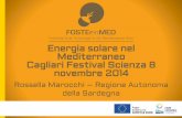 Energia Solare nel Mediterraneo: il programma ENPI e il progetto FOSTEr in MED