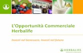 L’Opportunità Commerciale Herbalife ,Investi nel benessere, investi nel futuro