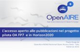 Accesso Aperto alle pubblicazioni in FP7 e Horizon 2020 - Paola Gargiulo