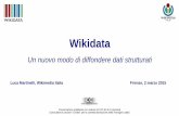 Wikidata - Un nuovo modo di diffondere dati strutturati