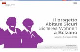 "Il progetto Abitare Sicuri Sicheres Wohnen a Bolzano" by Nicola Palmarini