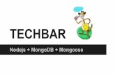 Techbar nodejs+mongodb+mongoose