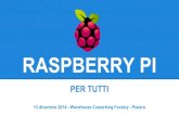Raspberry pi per tutti (workshop presso Warehouse Coworking Pesaro)