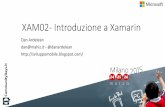 Community Days 2015  Introduzione a Xamarin
