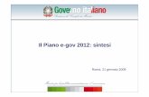 Il piano di E-government 2012 la sintesi