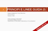 20. Principi e linee guida (I)