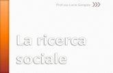 La ricerca sociale by Lucia Gangale