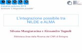 Presentazione "L'integrazione possibile tra NILDE e ALMA"