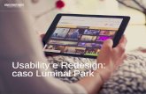 Usability e Redesign: caso LuminalPark