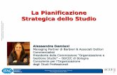 Tour Organizzazione ACEF - Pianificazione Strategica - Alessandra Damiani
