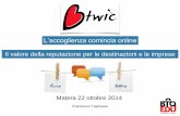 BTWIC 2014 - Francesco Tapinassi -  Il valore della reputazione per le destinazioni e per le imprese