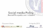 SocialPA: social media policy e patto coi cittadini