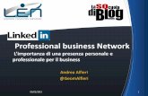 Linkedin Professional Business Network - Andrea Alfieri