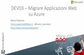 Migrare Applicazioni Web su Azure