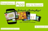 Schools MakeApp - Le idee per l'App della scuola