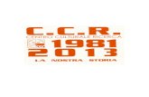 Attività del CCR Monza dal 1981 al 2014