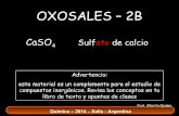Oxosales-2B Sulfato de Calcio