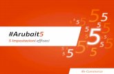 Aruba e-Commerce: 5 impostazioni efficaci #Arubait5